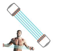 Espansore del torace, espanditore del torace per gli uomini | 5 bande di stretching del braccio di fitness regolabile a rope elattiche, dispositivo di allenamento del braccio ergonomico, barella