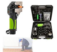 Espansore Elettrico per Tubi, Utensile Eccentrico per Svasatura Tubi, Kit di Utensili per Svasatura Senza Fili, con Luce LED, per Tubi in Rame/Alluminio/Ottone Morbidi ST-E900AL
