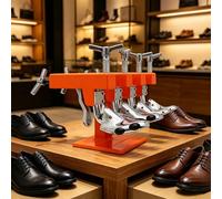Espansore manuale a doppia testa in alluminio, resistente alla ruggine, facile da usare, regolazione precisa per officine di riparazione scarpe, 4 teste