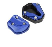Espansore Motociclette Cavalletto Laterale Piede Piastra Supporto Dell'ingranditore Pad Estensione Cavalletto Per Zontes 350D 350m 368D 368m(Set blu-1)