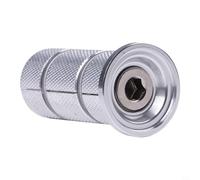 Espansore per sterzo per forcelle in carbonio, sterzo da 28,6 mm con attacco interno da 25,4 mm, bullone in lega e dado a stella alternativa per forcella ammortizzata (50 mm)