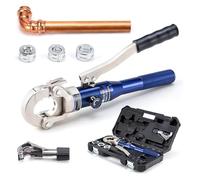 Espansore per tubi, Pinza crimpatrice idraulica for tubi in rame con ganasce da 1/2", 3/4" e 1" Veloce e preciso