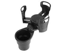 Espansore portabevande per auto, doppio adattatore 2 in 1, base girevole a 360 gradi, supporto regolabile, organizer universale per bevande | Supporto multifunzione per bottiglie