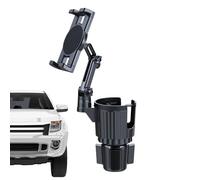 Espansore Portabicchieri Auto,Espansore Portabottiglie 2 In 1 Con Supporto Smartphone | Adattatore Base Regolabile Per Veicoli Bottiglie E Dispositivi