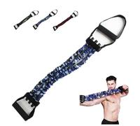 Espansore toracico 2025 nuovo regolabile a 3 tubi in lattice nylon espansione toracica estrattore muscolare per allenamento di forza fitness unisex (blu)