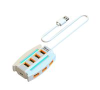 Espansore USB per laptop, PC, tastiera, mouse, disco rigido, unitÃ flash, bianco
