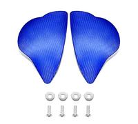ESPEEDMTC per Yamaha R6 R7 2017-2023 Retrovisore Specchio Copertura Laterale Specchio Hole cap Specchio Mount Copertura Decorativa Parabrezza Copertura CNC Lega di Alluminio (Blu)
