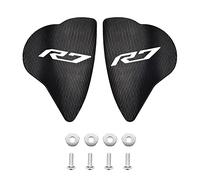 ESPEEDMTC per Yamaha R7 YZF-R7 2021-2023 Retrovisore Specchio Copertura Laterale Specchio Hole cap Specchio Mount Copertura Decorativa Parabrezza Copertura CNC Lega di Alluminio (Nero)