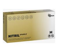 Espeon Nitril Sparkle Pearlescent Gold guanti in nitrile senza polvere taglia M 2x50 pz