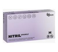 Espeon Nitril Sparkle Pearlescent Violet guanti in nitrile senza polvere taglia M 2x50 pz