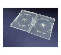 Esperanza Confezione da 100 Boites compatibili 3xCD/Dvd 14mm (Trasparente)