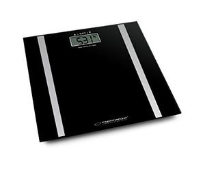 Esperanza - Ebs013k Bathroom scale with body fat measure - fit - nero