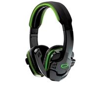 ESPERANZA EGH310G Raven - Stereo Headset with Microphone for Games - Green