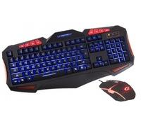 ESPERANZA EGK3000 Set Keyboard+ wired backlit mouse Mouse 2400 dpi Ottico QWERTY