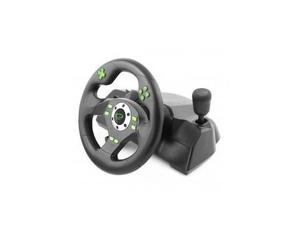 Esperanza EGW101 periferica di gioco Nero, Verde USB Volante Digitale Playstation, Playstation 3