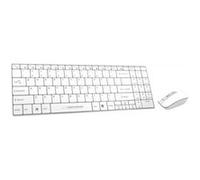 ESPERANZA - EK122W, RF Wireless, QWERTY, Senza fili, Bianco, USB, Nano