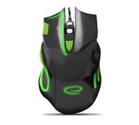 Esperanza IT Accesories - Aspettanza egm401 kg wired 7d gaming optical mouse usb mx401 - hawk - black-green