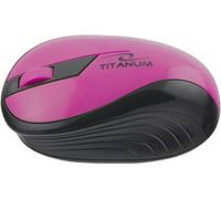 Esperanza Titanum Wireless mouse RF Wireless Ottico 1000 DPI Mano destra Nero, Rosa