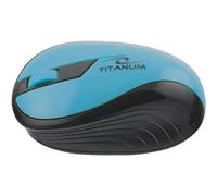 Esperanza Titanum Wireless mouse RF Wireless Ottico 1000 DPI Mano destra Nero, Turchese