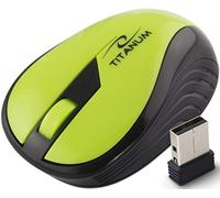 Esperanza Titanum Wireless mouse RF Wireless Ottico 1000 DPI Mano destra Nero, Verde