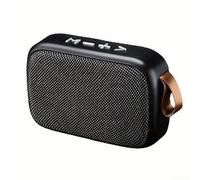 Esperienza di ascolto coinvolgente con mini altoparlante in tessuto, perfetto per lo sport, altoparlante da bar wireless (nero)