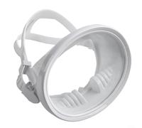 Esperienza senza pari con la nostra maschera subacquea UltraClear con tecnologia di visione grandangolare (solo adulti bianco)