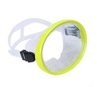 Esperienza senza pari con la nostra maschera subacquea UltraClear con tecnologia di visione grandangolare (solo adulti giallo trasparente)