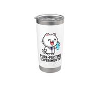 Esperimenti di fusa | Scienziato Cat Lover | Laboratorio Bicchiere termico in acciaio inox doppia parete
