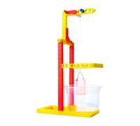 Esperimenti educativi giocattoli creativi scienze naturali, facile assemblaggio, modello pozzetto per pulegge, apprendimento pratico per bambini, plastica