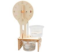 Esperimenti scientifici per bambini - Kit fai da te in legno con orologio a goccia d'acqua STEM | Kit scientifico educativo per ragazzi e ragazze età 8 9 10 11 12 13 14 | Progetto pratico di