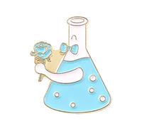 Esperimento d'amore Bottiglia Becher Arcobaleno Metallo Badge Spilla Distintivo Gioielli Abbigliamento Pin Spilla Vestiti Borsa Gioielli Pin Spilla Regalo Spilla Spille per Artigianato, B-e, misura unica