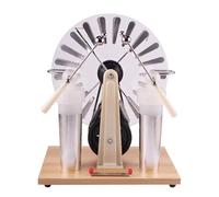 Esperimento Di Fisica Con Macchina Statica, Generatore Di Elettricità Statica Portatile Con Bottiglia Di Leida, Telaio Antiscivolo Rinforzato, Generatore Di Elettricità a Induzione, Per Esperimenti El