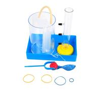 Esperimento di Fisica per La Profondità Della Pressione Liquida per La Scuola