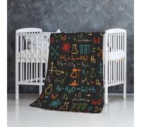 Esperimento didattico sulle equazioni chimiche,Coperta morbida, calda, anti-pilling, in flanella, peluche, 76 x 127 cm