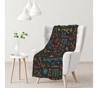 Esperimento didattico sulle equazioni chimiche,Coperta morbida, calda, anti-pilling, in flanella, peluche, 76 x 102 cm