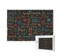 Esperimento didattico sulle equazioni chimiche,Puzzle in legno da 300 pezzi per famiglie, per adulti e adolescenti, decorazioni per la casa
