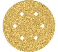 Esperto C470 2608900921 Centro perforato di carta vetrata orbitale casuale 120 O 150 mm 50 pezzi. NEW