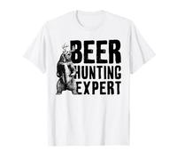 Esperto di caccia alla birra citazione divertente citazione orso cervo uomini donne Maglietta