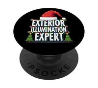 Esperto di illuminazione esterna - Holiday Lights Pro PopSockets PopGrip Adesivo