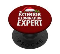 Esperto di illuminazione esterna - Holiday Lights Pro PopSockets PopGrip Adesivo