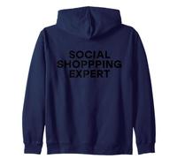 Esperto di Shopping Sociale Social Media Live Streamer Ecommerce Felpa con Cappuccio