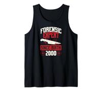 Esperto forense dalla Nascita 2000 Compleanno a Tema True Crime Canotta
