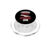 Esperto forense dalla nascita 2018 Compleanno a tema True Crime PopSockets PopGrip per MagSafe