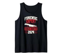 Esperto forense dalla Nascita 2024 Compleanno a Tema True Crime Canotta
