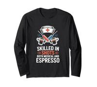 Esperto in colpi sia medici che espresso VA infermiera Maglia a Manica