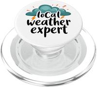 Esperto meteo locale - regalo per iniziare la conversazione PopSockets PopGrip per MagSafe