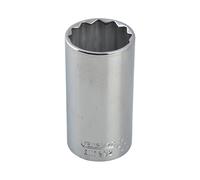 Esperto Metric 17Mm Bi-Esagono Profondo Socket 1/2In Drive Cromo BRIE117283B