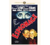 Espionage (DVD) Paul Lukas Skeets Gallagher Ketti Gallian Barnett Parker