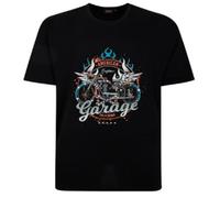 Espionage Maglietta a maniche corte da uomo con 3 opzioni senza paura, 2XL-8XL, Garage Bike, 7XL plus