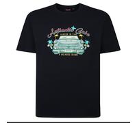 Espionage Maglietta Cuba T403 Cotone 100% Colore Nero Blu LOOSE FIT 2XL-8XL